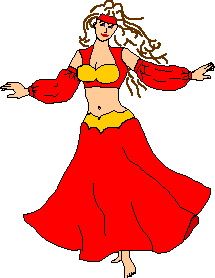 Drawing Of A Belly Dancer