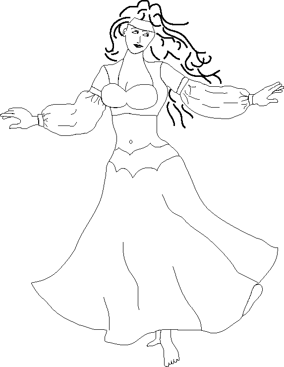 Drawing Of Dancer